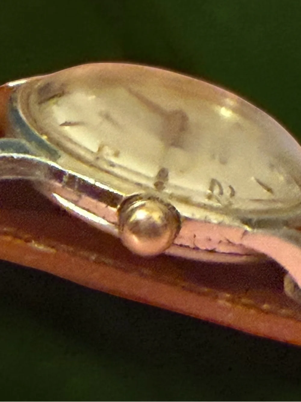 Vintage Westclox Waterproof Mechanical Watch Sub Seconds Art Deco Dial Running